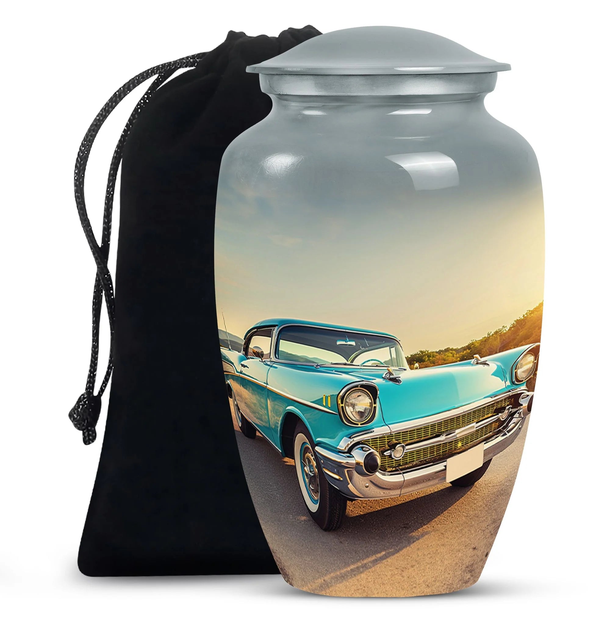 Vintage Classic 1957 Car Urn - Unique Tribute To Dad Ashes