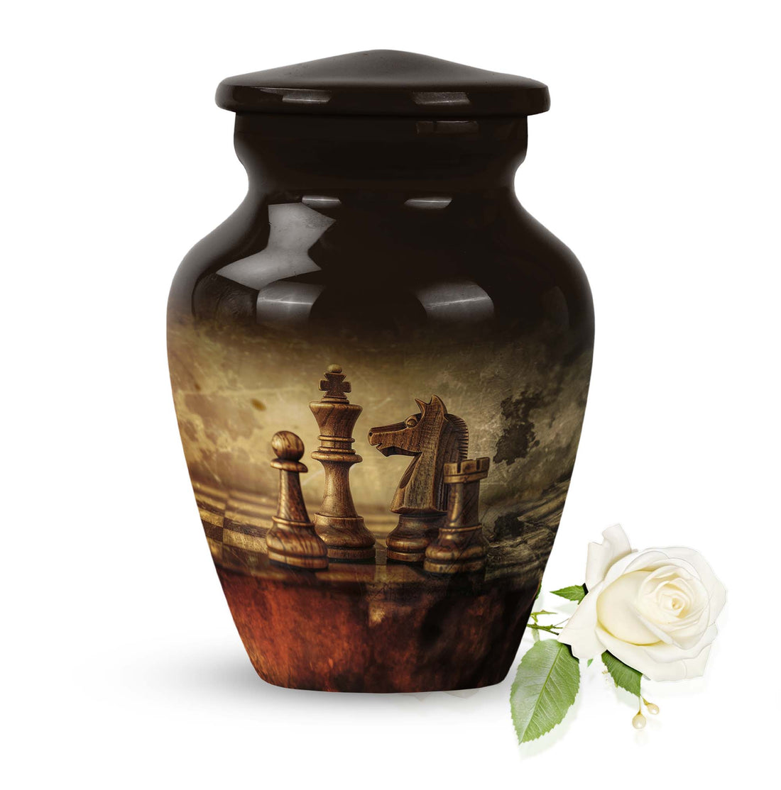 Chess Cremation Urn: Large Urn For Champions
