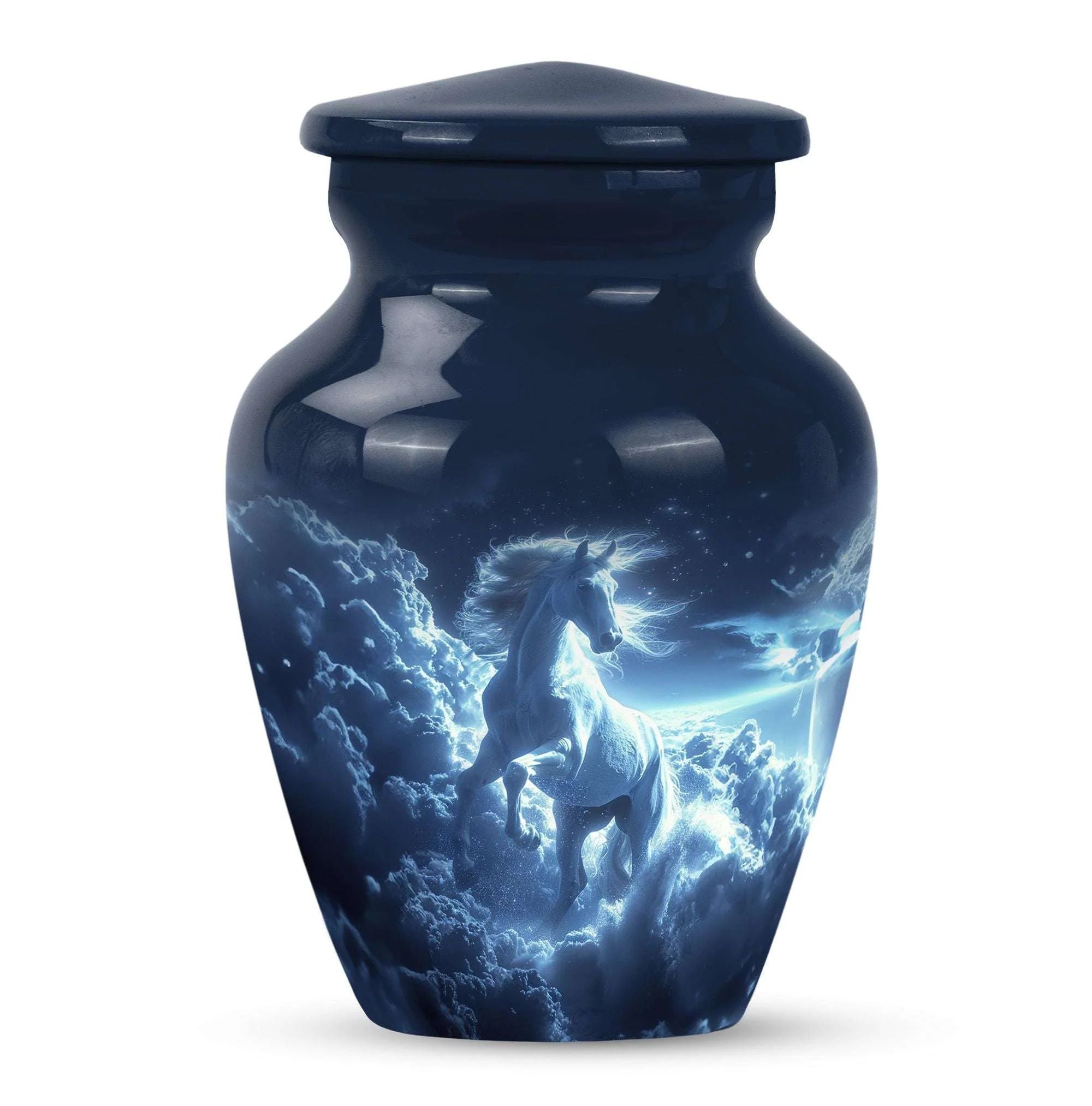 Horse-themed Memorial Urn