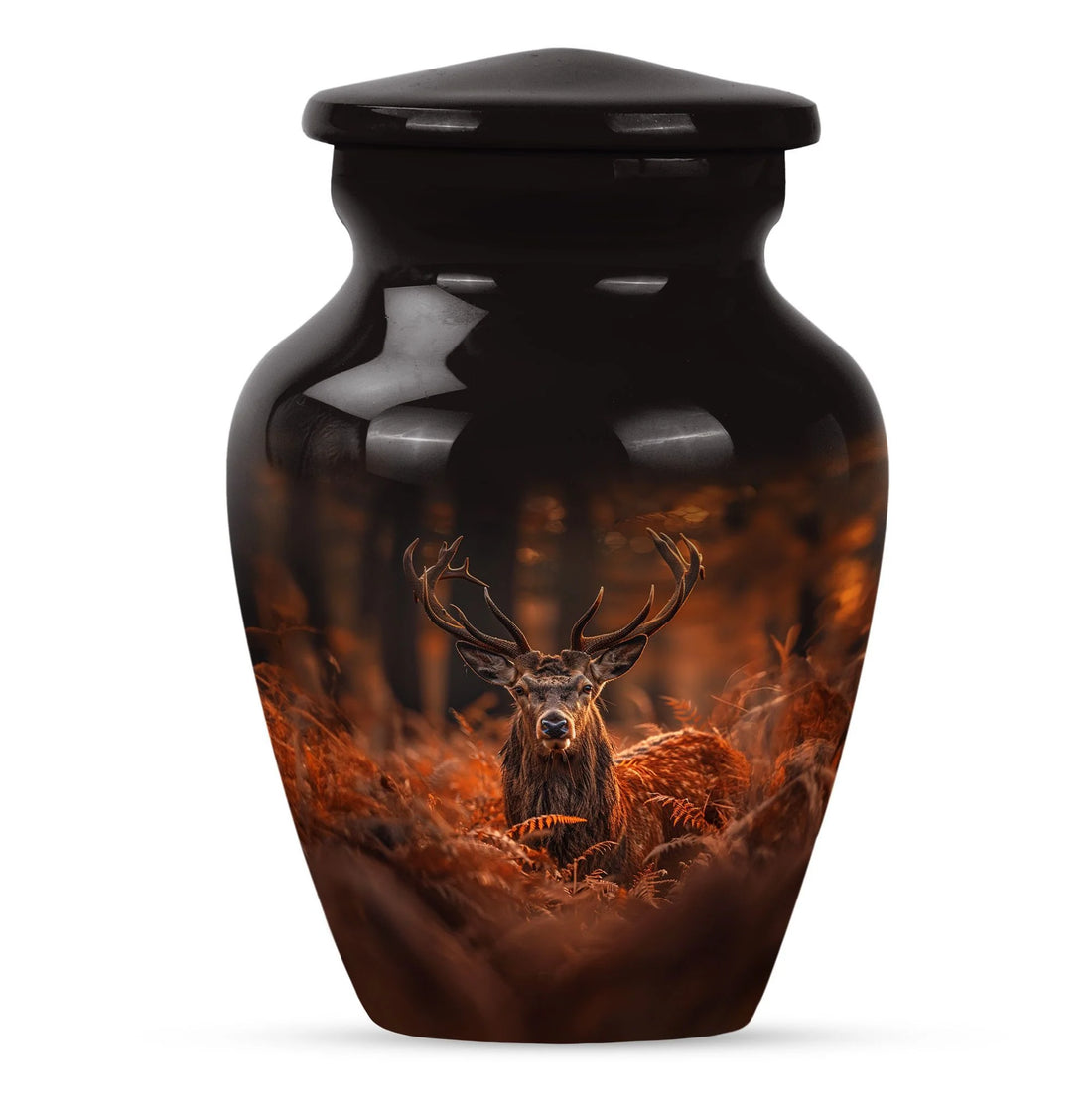 Endearing Echoes: Deer-Themed Burial Cremation Urn