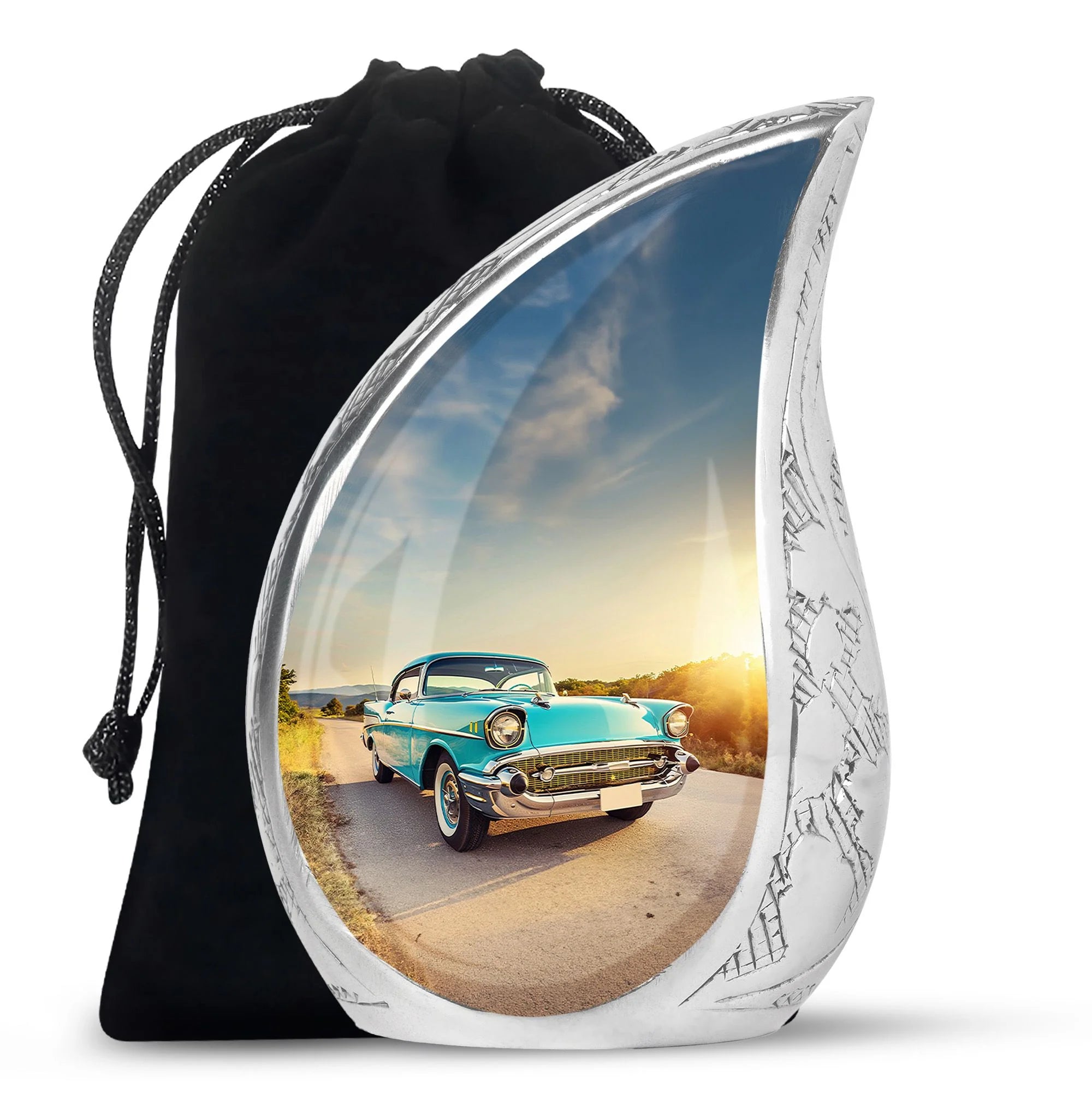 Vintage Classic 1957 Car Urn - Unique Tribute To Dad Ashes