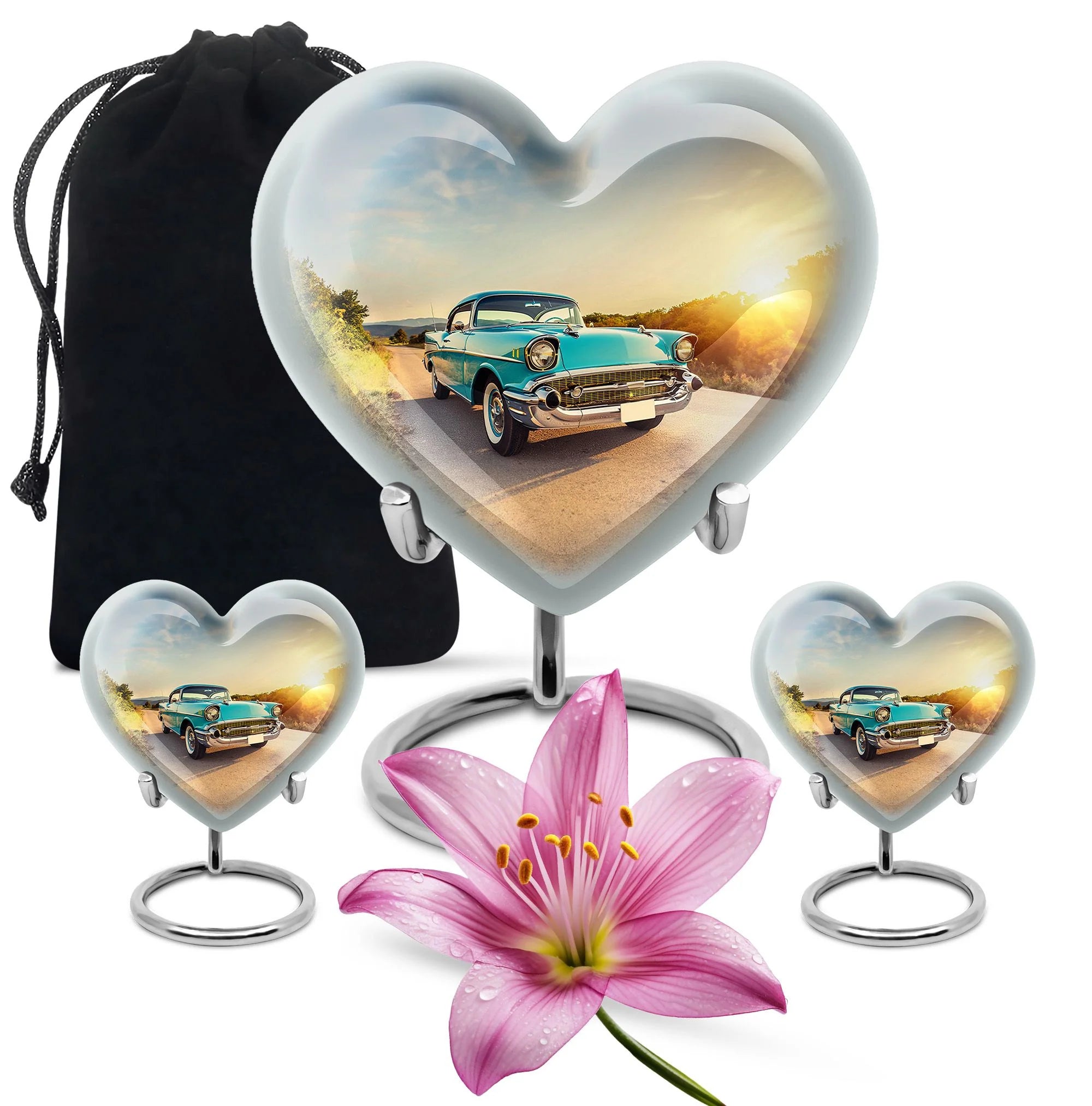 Vintage Classic 1957 Car Urn - Unique Tribute To Dad Ashes