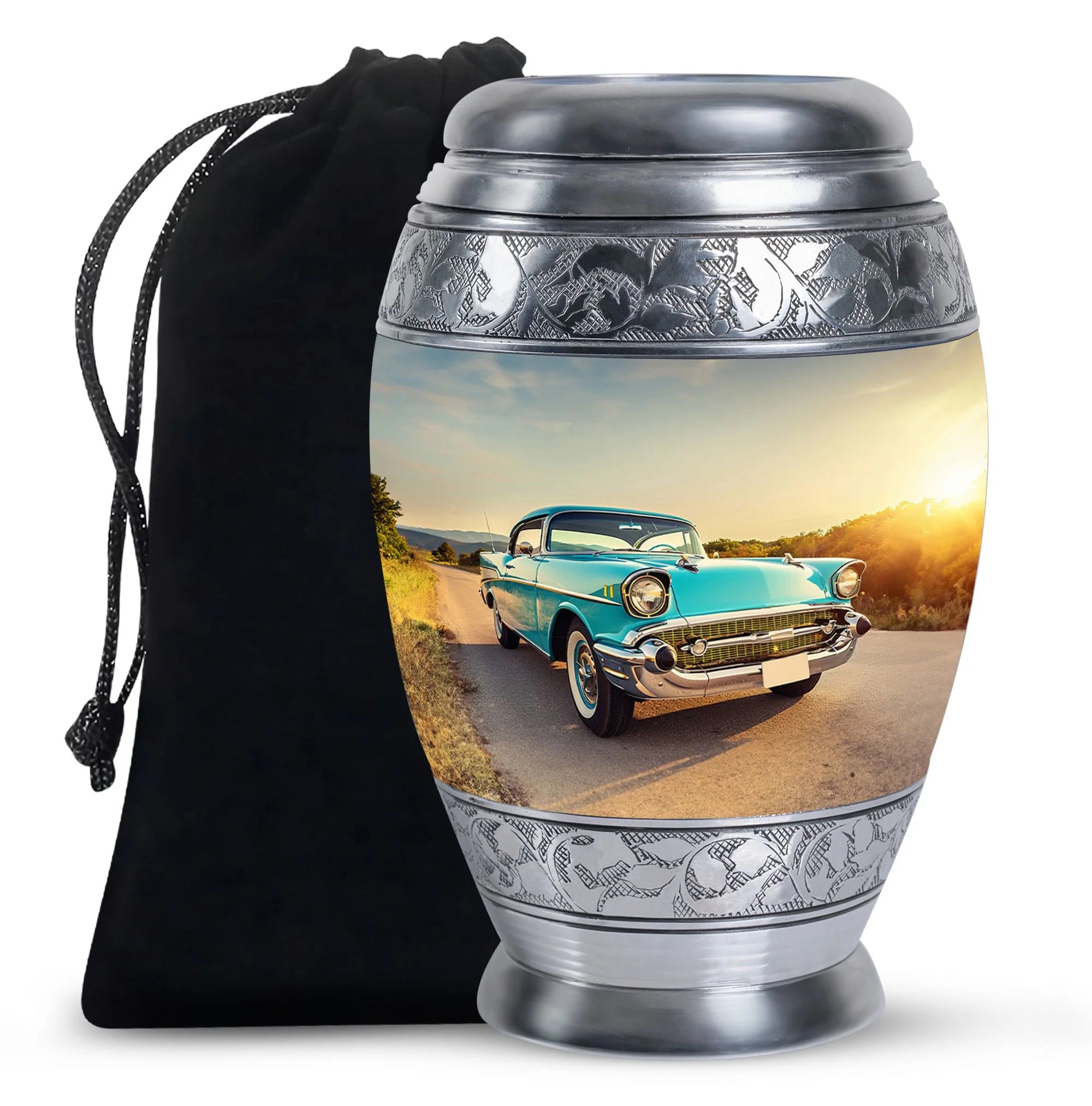 Vintage Classic 1957 Car Urn - Unique Tribute To Dad Ashes