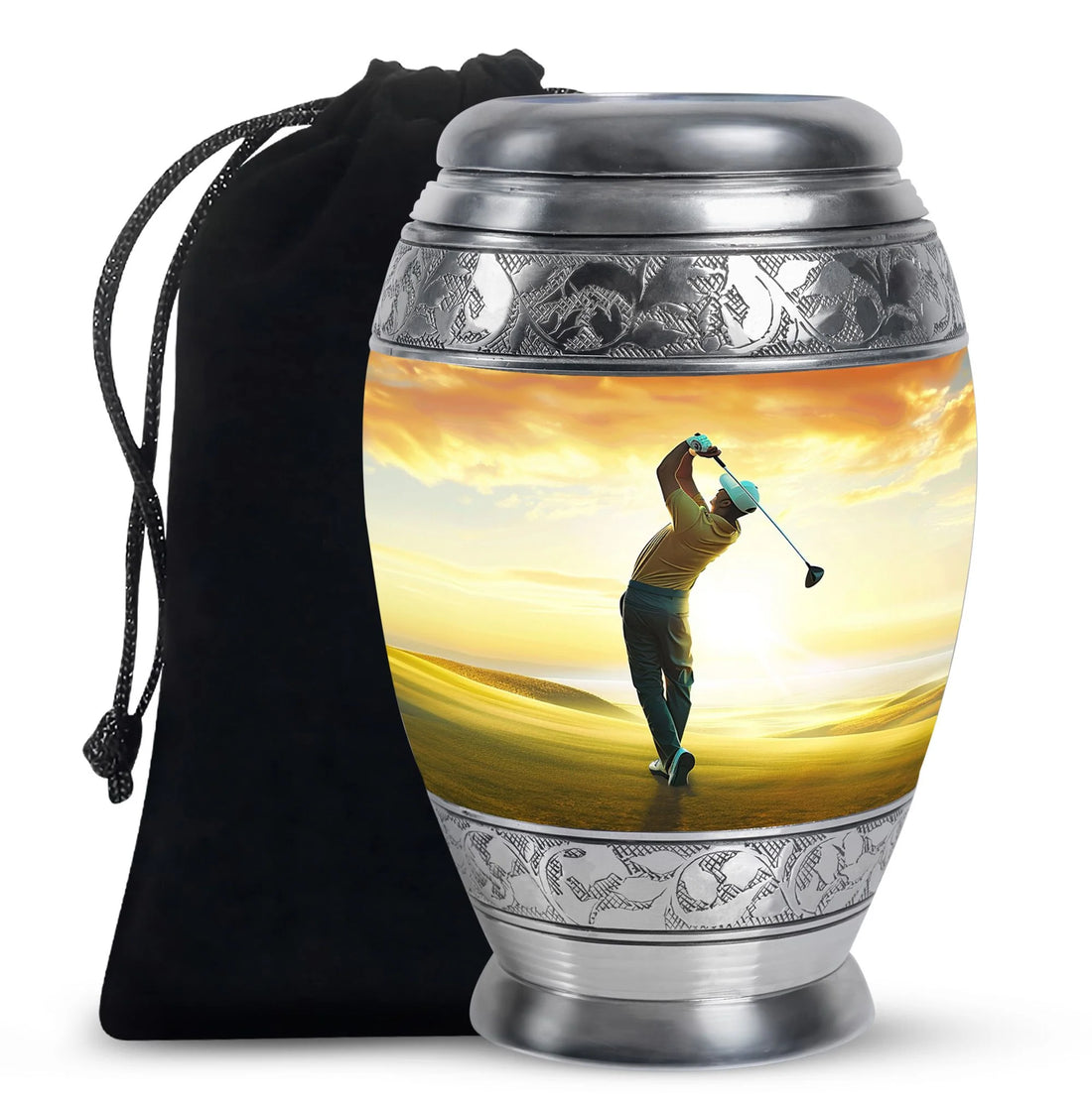 Golf Little Urns For Human Ashes Funeral, Ashes Memorial Urn