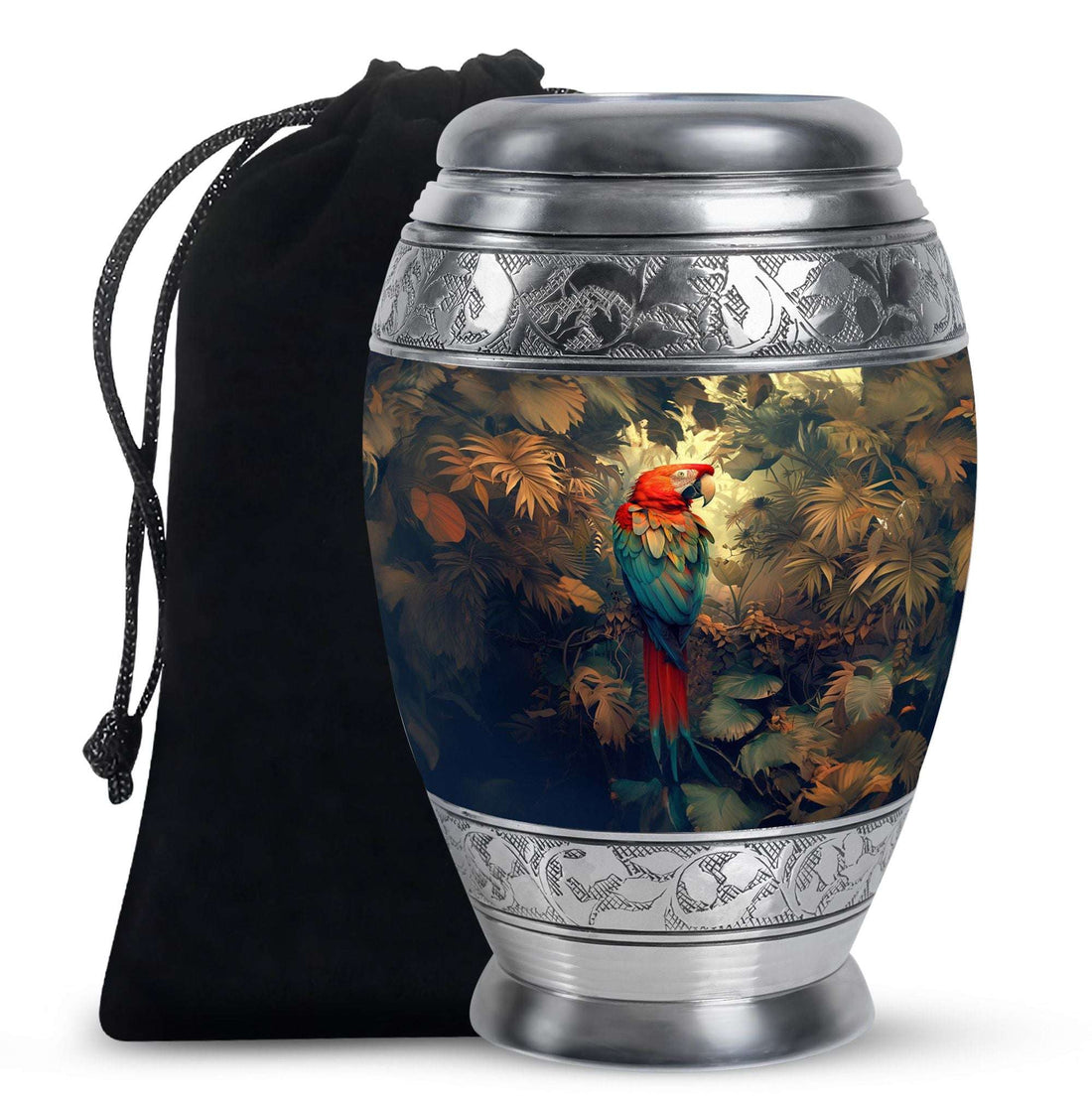 Macaw Parrot Cremation Unique Memorial Urns - Cool Urns For Funeral