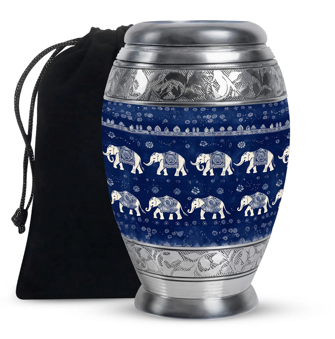 Elephant Family Cremation Personal Urns For Human Ashes