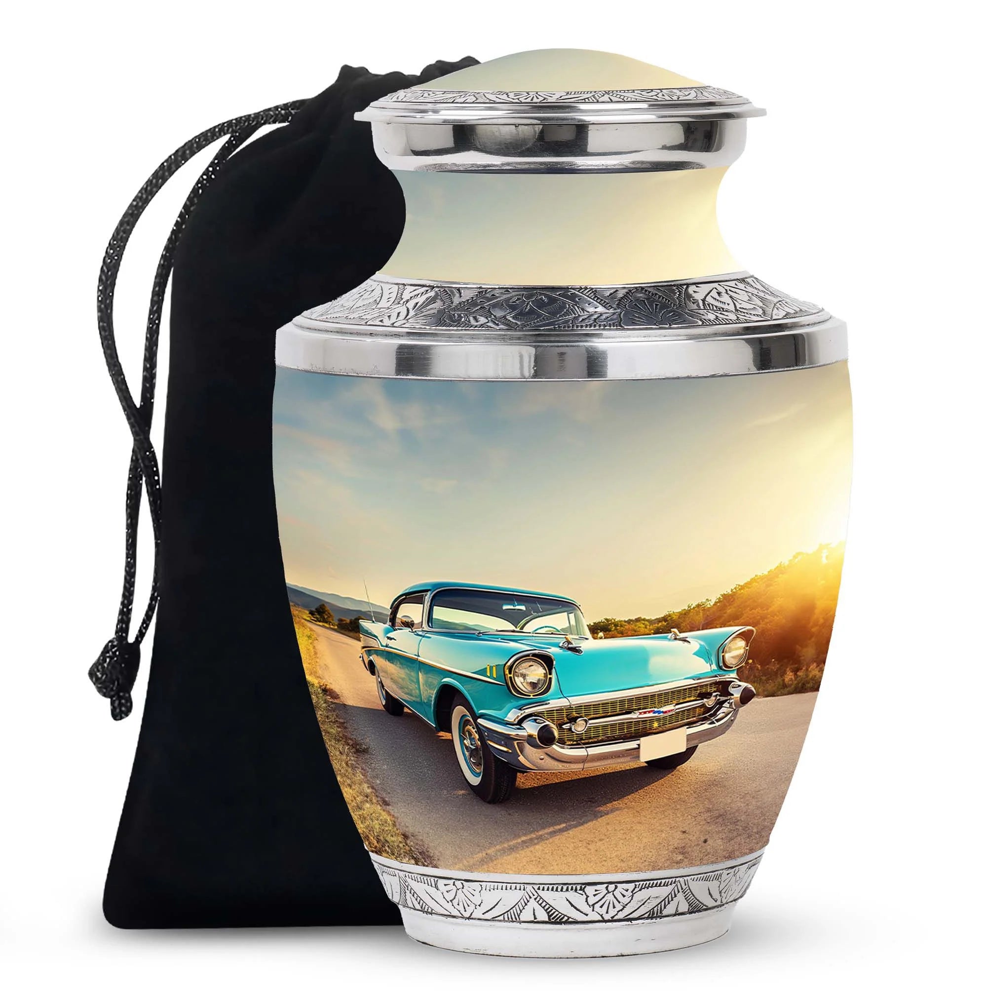 Vintage Classic 1957 Car Urn - Unique Tribute To Dad Ashes